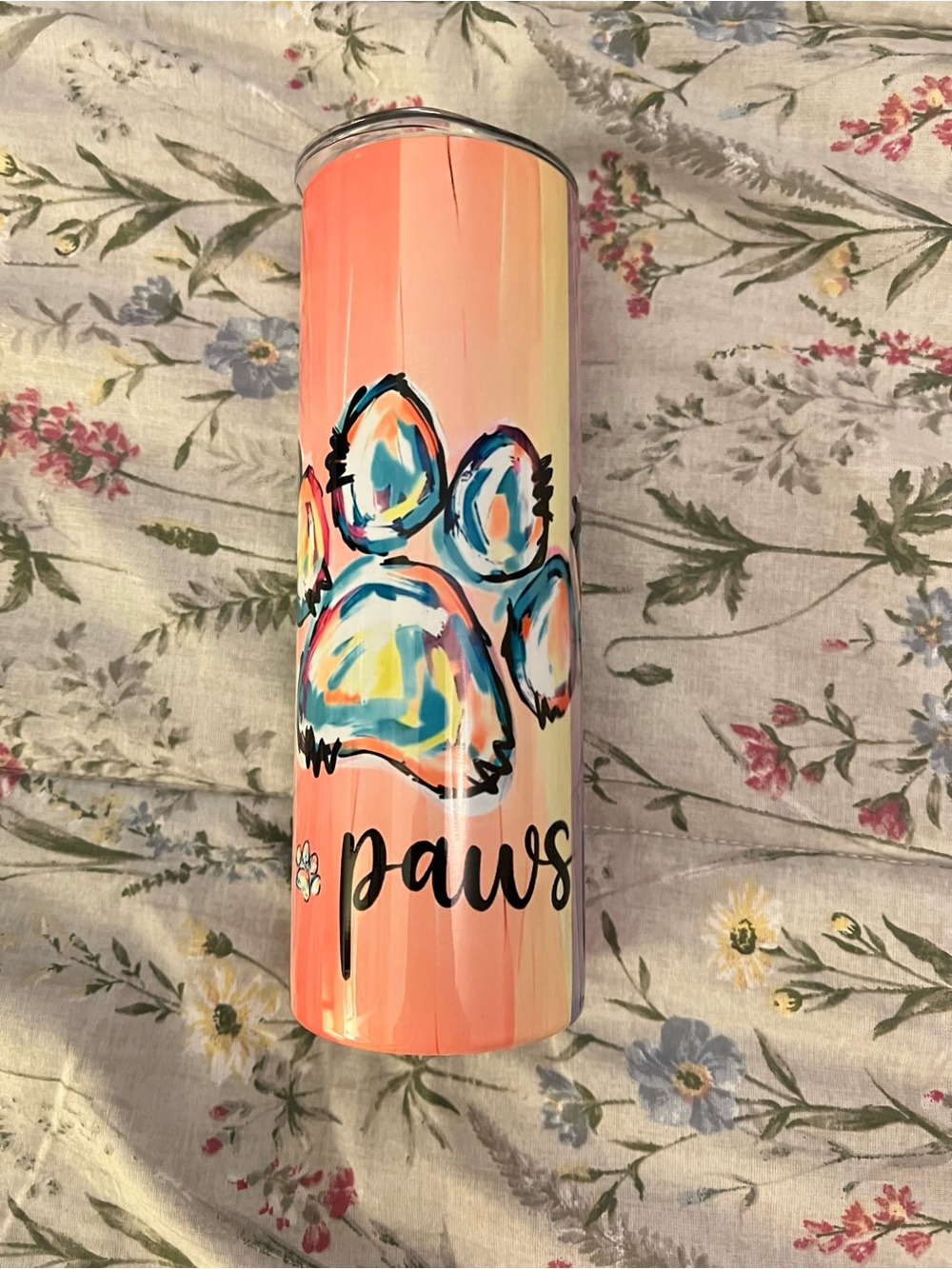 Peace Love Paws Tumbler ☮️ 💕 🐾